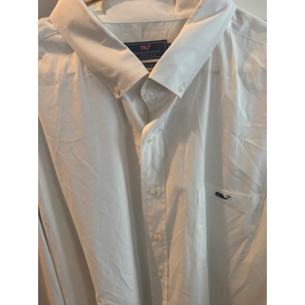 Vineyard Vines White Button-Down Casual Shirt
